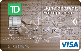 Demande de Venture ligne de crédit Visa Card