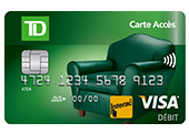 Image of a TD Canada Trust Access Card