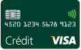Image d'une carte de crédit Visa