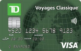 Carte Visa TD Classique Voyages