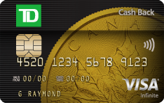 TD Cash Back Visa Infinite* Card