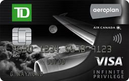 TD Aeroplan Visa Infinite Privilege Card