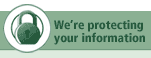 We're protecting your information